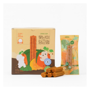 로렌츠 강아지 못난이 덴탈껌 21p, 1개, 420g, 당근