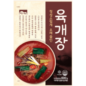 고향식품 육개장 600g x 5팩세트 간편 냉동식품 업소용식자재, 5개