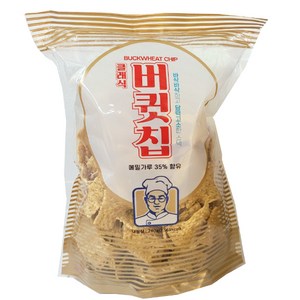 메밀과자 버큇칩 메밀가루35% 함유, 280g, 4개