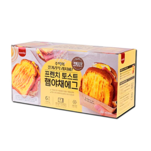 삼립 프렌치 토스트 햄야채 에그 175g, 6개