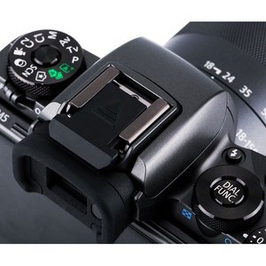 JJC 캐논 DSLR EOS RP R7 R6 R5C M50mak2 카메라 핫슈커버, 블랙, 1개