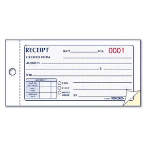 Redifom Money Receipt Book 2.75