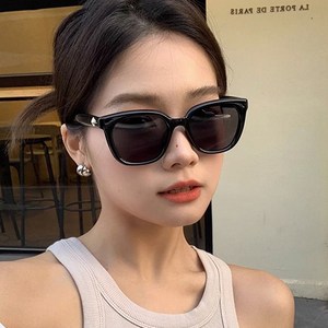 Rakumin 여자 남자 사각 오버사이즈 뿔테 편광선글라스 자외선차단선글라스