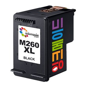 삼성 잉크메이드 INK-M260 INK-C260 대용량 재생잉크 SL-J2160W SL-J2165W, 1. M260 검정대용량재생[잉크메이드]