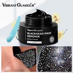 VIBRANT GLAMOUR 죽탄 블랙헤드코팩 코 블랙헤드 제거 블랙헤드제거 블랙헤드, 2개, 30g