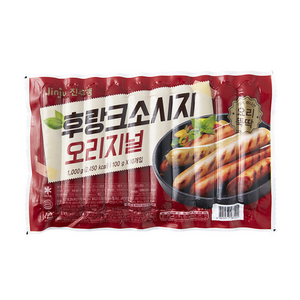 [냉동]진주 후랑크소시지 오리지널1kg, 1kg, 3개