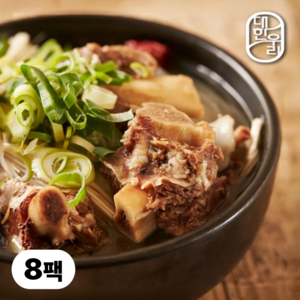 대한우리 진한 마구리 갈비탕, 8개, 800g