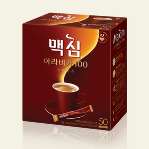 맥심 아라비카 100 커피믹스, 11.8g, 50개입, 1개