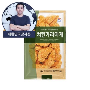 대한민국장사꾼 사조오양 치킨가라아게 1kg, 3개