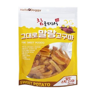 헬로도기 그대로 말랑 스틱고구마 스틱, 고구마맛, 250g, 6개