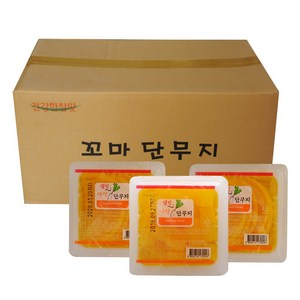 꼬마 반달단무지 120g 1box(100개입), 100개