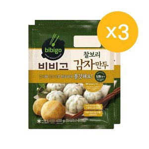 CJ 비비고 찰보리감자만두 400G, 6개