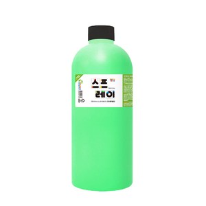 (사은품증정) 스프레이물감 1000ml 낱색 스노우키즈 핑거페인트 대용량물감 유아물감 물감놀이 미술놀이 촉감놀이, 스프레이물감1000ml(그린)+사은품:디스펜서, 1개