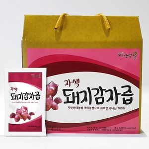 자색 돼지감자즙 100ml x 60포 현대농원, 60개