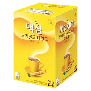 맥심 모카골드 마일드 커피믹스, 12g, 210개입, 1개