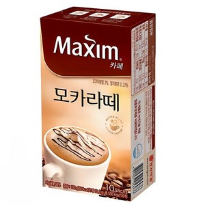 맥심 카페 모카라떼 커피믹스, 13.2g, 10개입, 2개