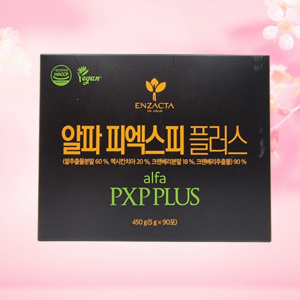 엔잭타 알파 피엑스피 플러스 alfa PXP PLUS(미국산/쌀추출물분말 60% 멕시칸치아 20% 크랜베리분말 18% 크린베리추출물) 90% 치커리식이섬유(벨기에산), 1개, 450mg