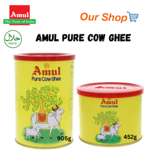 AMUL PURE COW GHEE 아몰 카우 기히 / Pue Cow Butte / 아뮬 퓨어 카우 기버터 500ml 1L, 905g, 1개