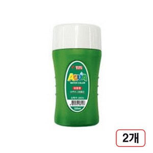 티티)아쿠아대용량물감(초록색/220ML) 2개입