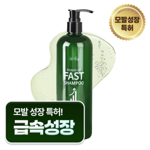 잇퓨 업패스트 샴푸 머리빨리자라는샴푸 단백질 폭탄 머릿결 곱슬머리 매직, 480ml, 1개