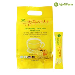 제주엔팜 제주자연 꿀 유자차 스틱, 25g, 30개입, 1개