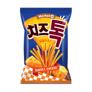 마켓오 치즈톡 달콤치즈맛 봉지스낵 80g x 12개