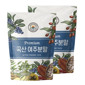 해나식품 여주 분말 가루 국내산, 500g, 2개