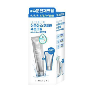 에스네이처 아쿠아 스쿠알란 수분크림, 90ml, 2개