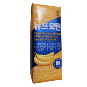 마이밀 뉴프로틴 로우슈거 바나나 헬스보충식품, 190ml, 48개