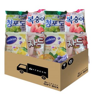 와이프레쉬)인기과일맛사탕세트, 2세트