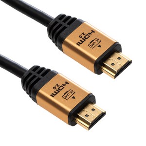 Maxiline 장거리 HDMI 2.0Ver 4K UHD 고화질 골드메탈 실드 케이블, 장거리 15M, 1개