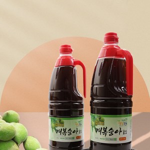 생산자직판 5년숙성 개복숭아발효액, 2개, 1.5L