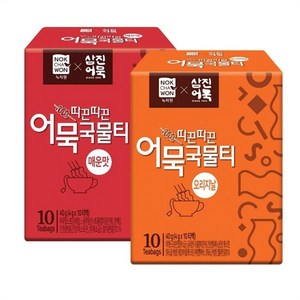 녹차원 삼진어묵 따끈따끈 어묵국물티 매운맛, 10개, 40g