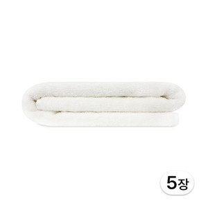 송월 메르디앙 30수 450g 바스타월, 5개, 아이보리