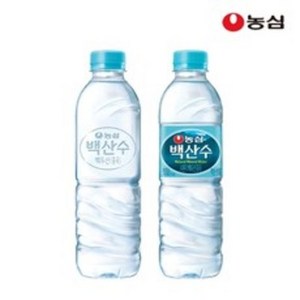 백산수 무라벨 생수, 500ml, 60개