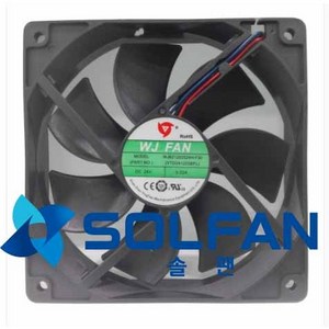 솔팬 WJB21202524H-F30 DC24V FAN DC팬 120mm 사이즈 / WJ팬 / 120MM X 25MM 사이즈 / 3000RPM / MADE IN CHINA, 1개