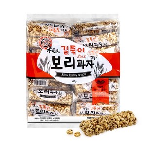 엉클팝 길쭉이 보리과자, 400g, 10개