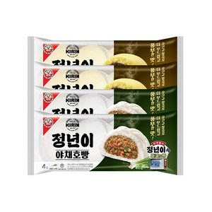 정년이 기린 호빵 옥수수 (4입)x2개+야채 (4입)x2개, 4개