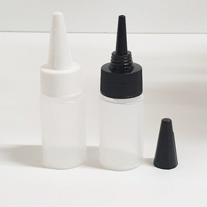 캔들바다 뾰족공병 20ml 원색 뉴 ( 캡 ) 공병, 블랙캡