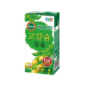 베지밀 베지밀 고칼슘 두유 190ml x 48팩, 48개