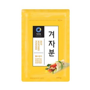 청정원 겨자분 200g 겨자 분말 겨자 냉채소스, 3개