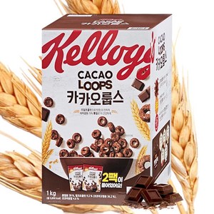 켈로그 카카오룹스 500g x 2개입, 2개