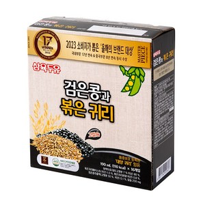 삼육두유 검은콩과볶은귀리, 190ml, 16개