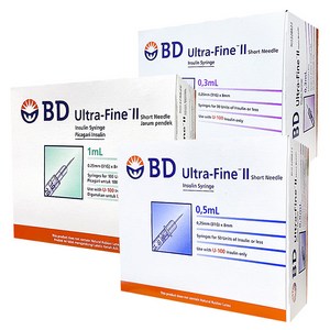BD 울트라 파인2 인슐린 주사기 31G 6mm [0.3ml 0.5ml 1ml] 100개, 1개, BD 주사기 6mm 0.3ml 100개