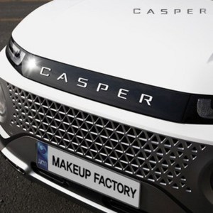 현대 캐스퍼 레터링 프론트 가니쉬/현대 CASPER 레터링/캐스퍼 엠블럼, 레터링 프론트 가니쉬_블랙