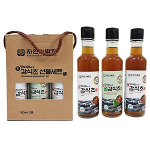 자연과발효 6년숙성 자연발효 감식초+솔잎감식초 180ml 3병 항아리숙성, 540ml, 2세트