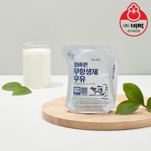 비락 올바른 무항생제 우유 110ml, 18개