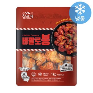 참프레 버팔로 봉 1kg/닭날개 에어프라이어 대용량 치킨 매콤 간식 안주, 1개, 1kg