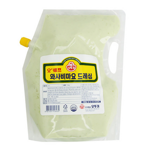 오뚜기 오쉐프 와사비마요 드레싱, 2kg, 3개