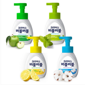 크리넥스 버블버블 핸드워시 힐링그린, 250ml, 1개